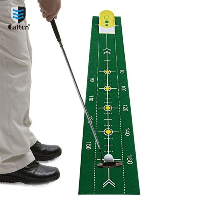 Factory direct high quality indoor practice golf putting green training aid swing trainer