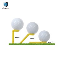 Factory hot sales custom bulk colored durable plastic golf tees