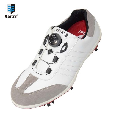 High quality lightweight breathable waterproof golf shoes for men