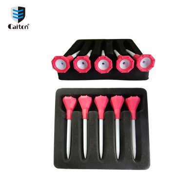 Factory wholesale professional durable rubber + plastic golf ball tee holder