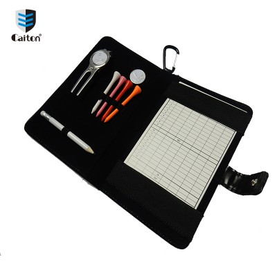 Popular Golf Accessory New Design Golf Tool Bag Pu Golf Tool Bag With Scorer Card A174-2