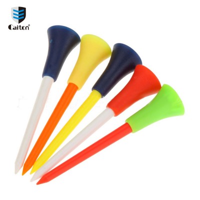 China manufacturer golf tees rubber top plastic golf tees custom golf tees